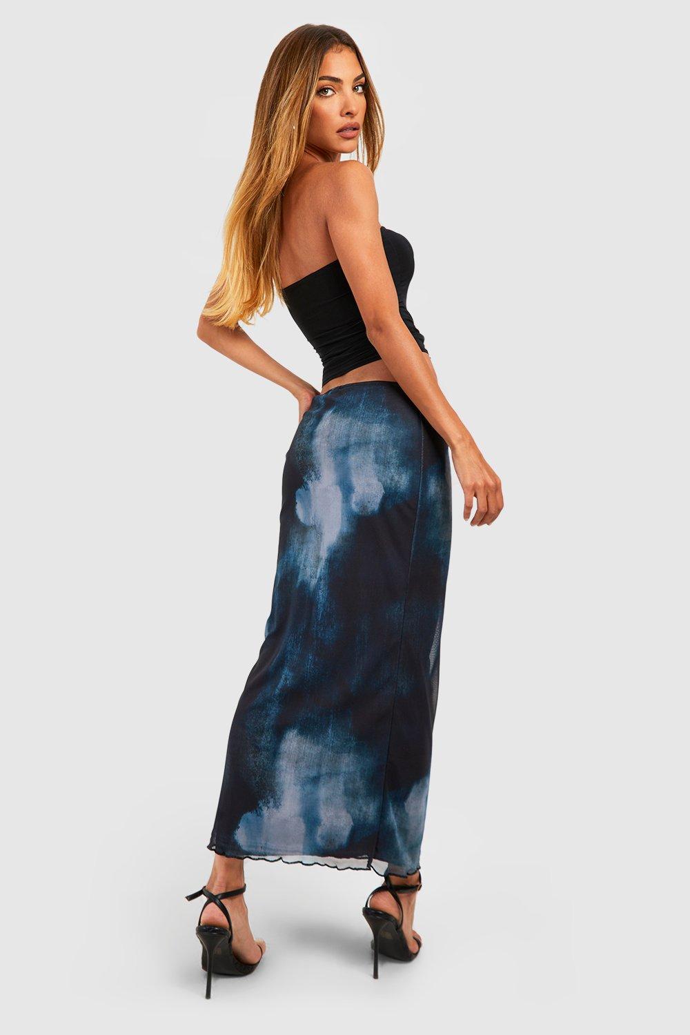 Mesh skirt outlet boohoo