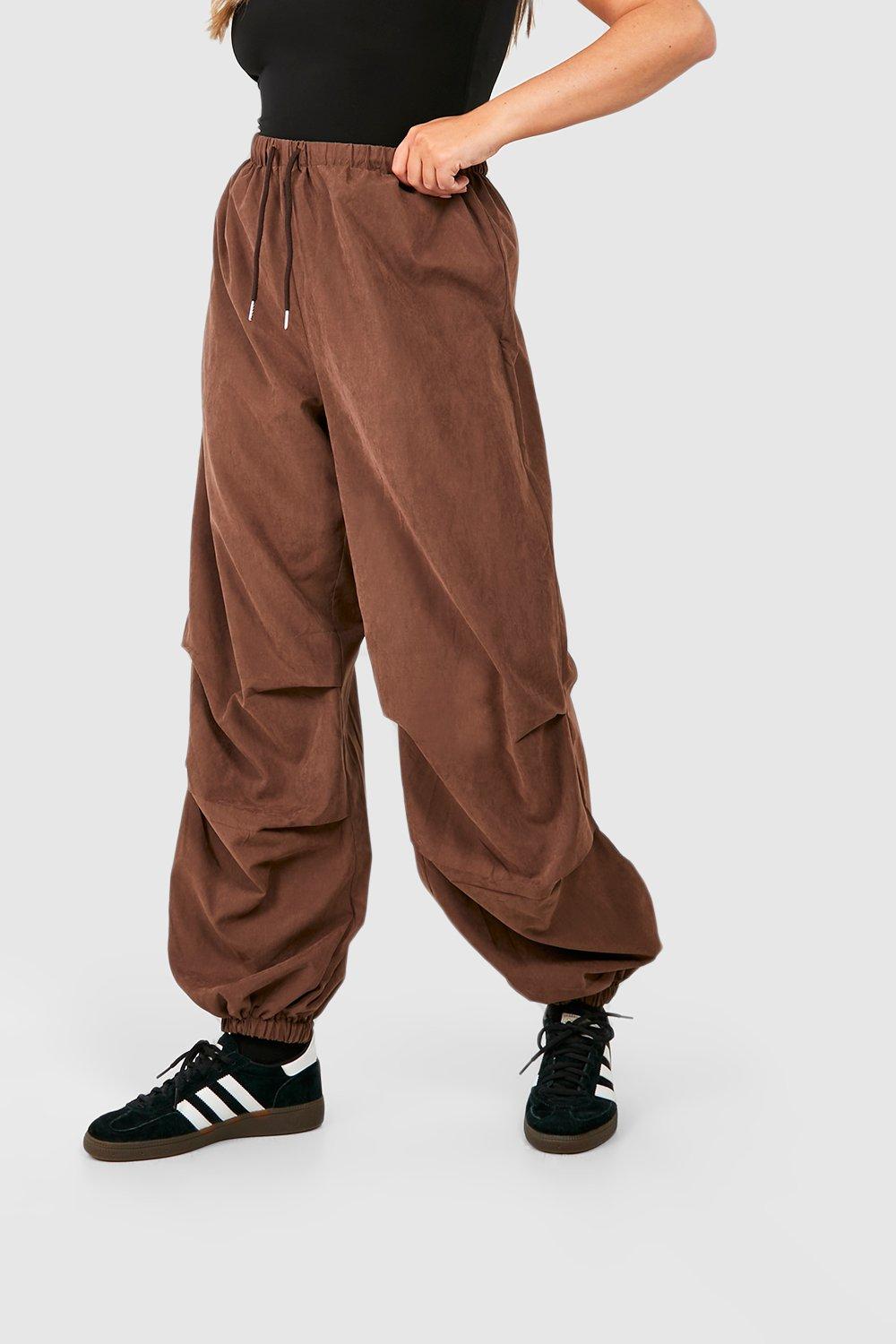 Plus Relaxed Soft Touch Cuffed Cargo Trouser | boohoo