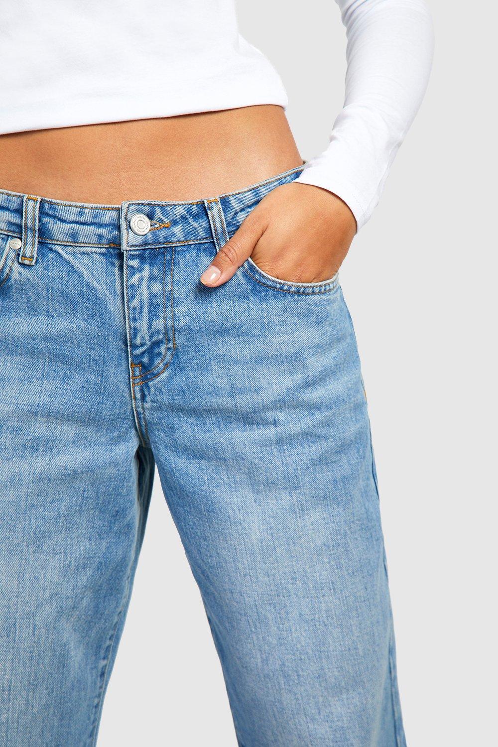 Boohoo low best sale rise jeans