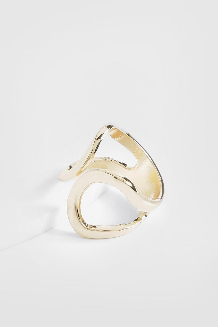 Gold Abstract Ring 