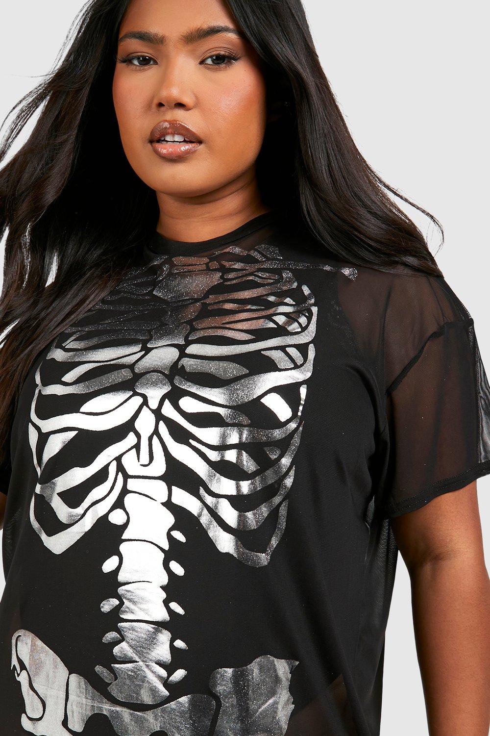 Mesh shop skeleton dress