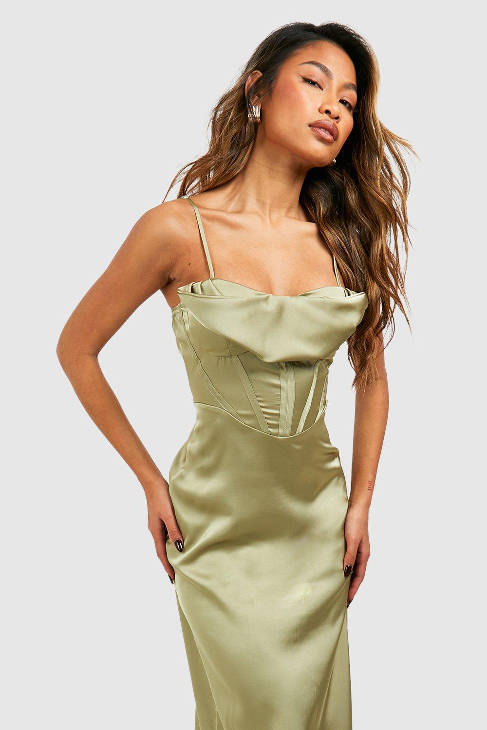 Corset dress boohoo hotsell