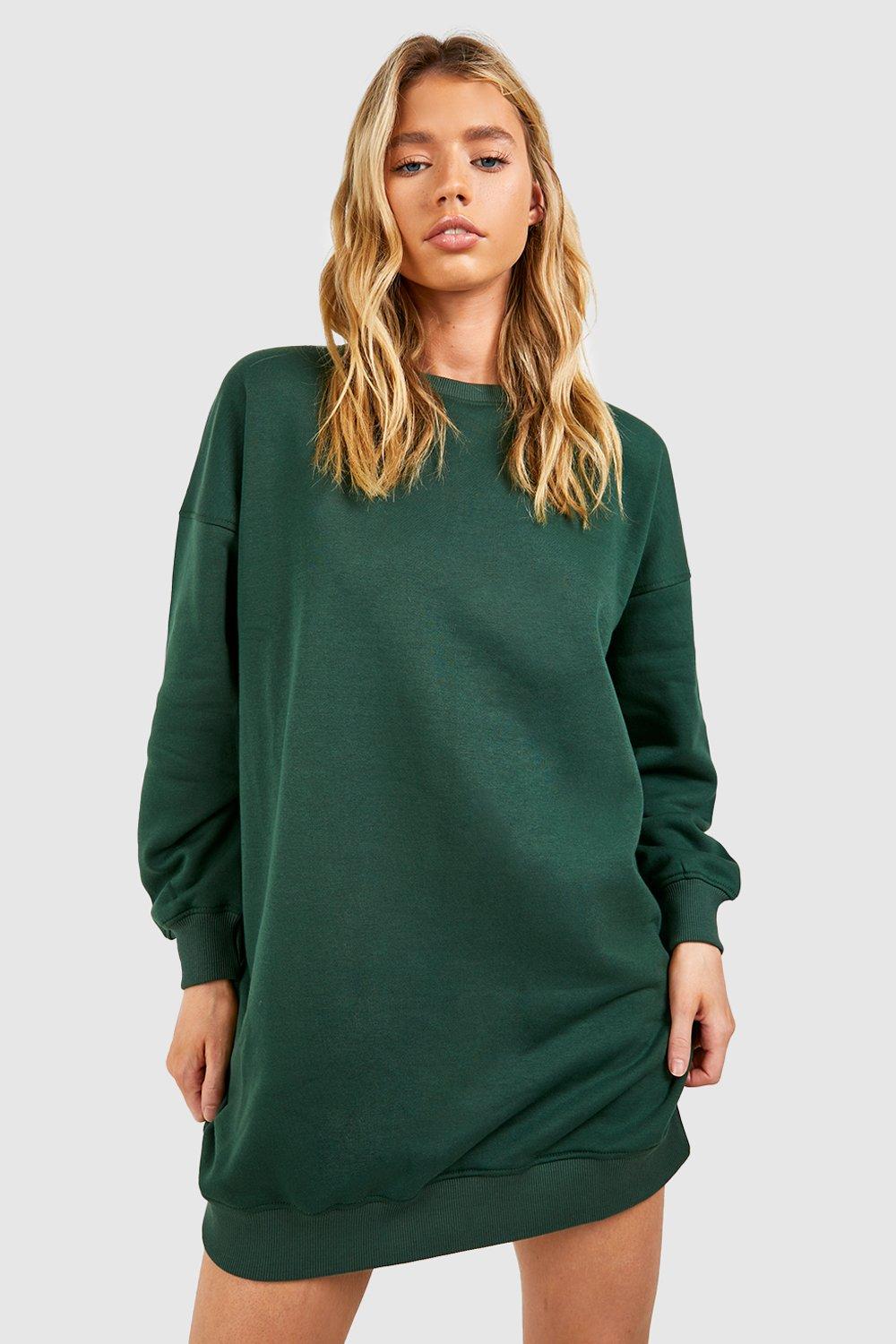 Sweat on sale dress boohoo