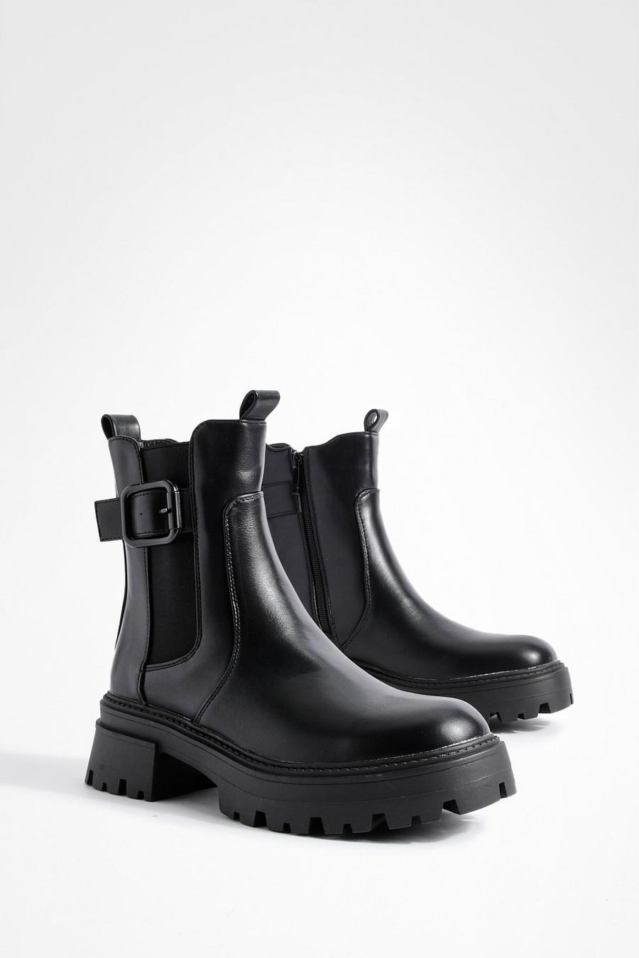 Buckle Chunky Chelsea Boots image number 1