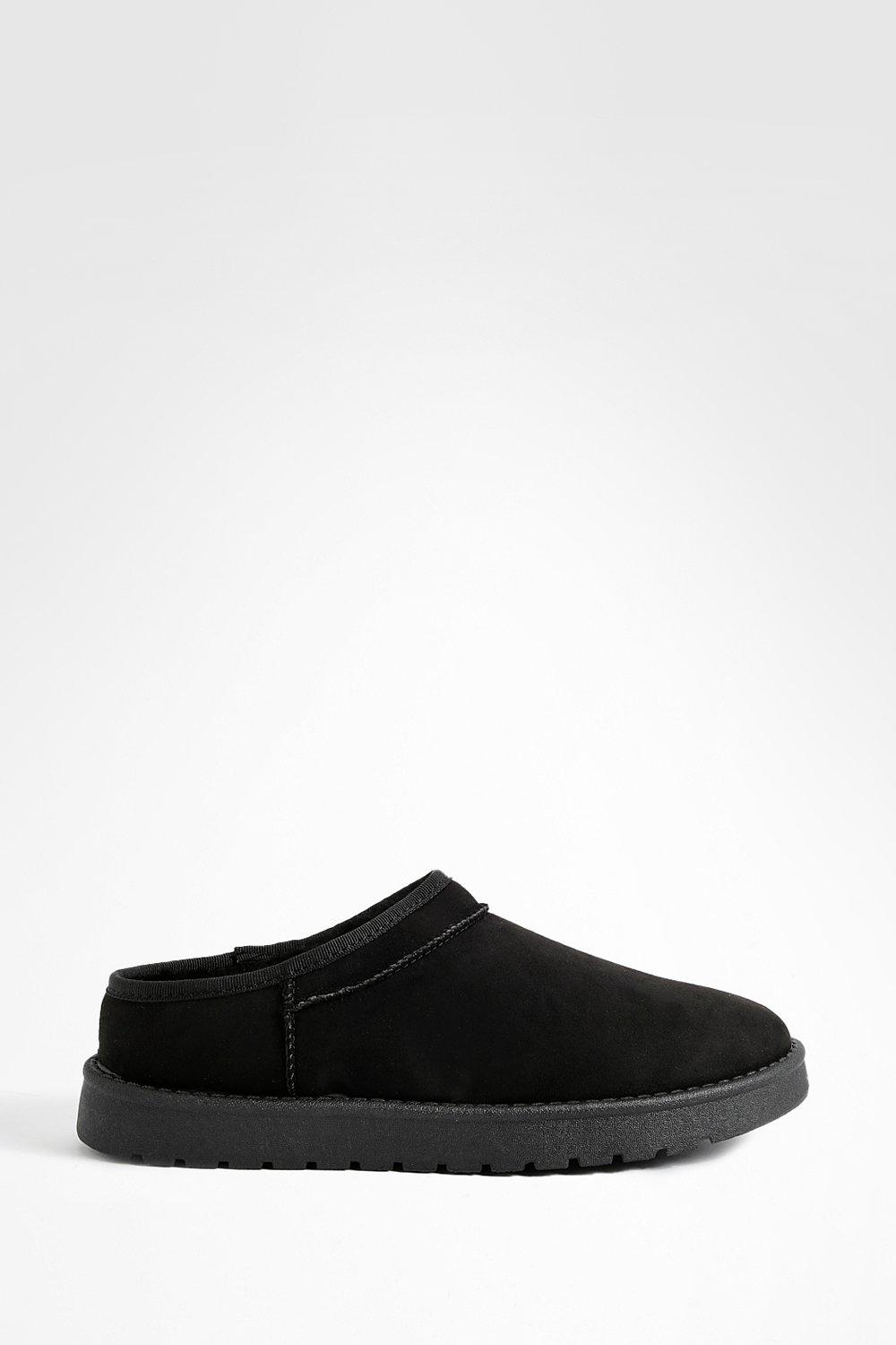 Slip on sale mules black