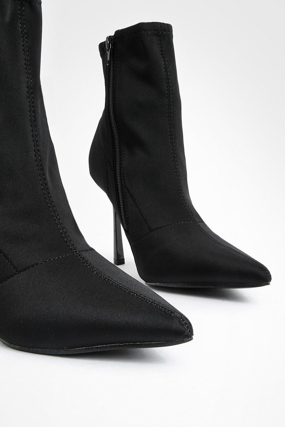 Boohoo black hot sale booties