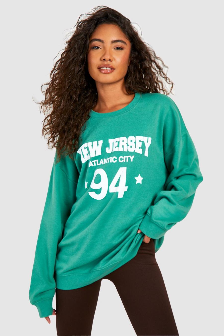 Forest green Tall New Jersey 94 Printed Sweatshirt