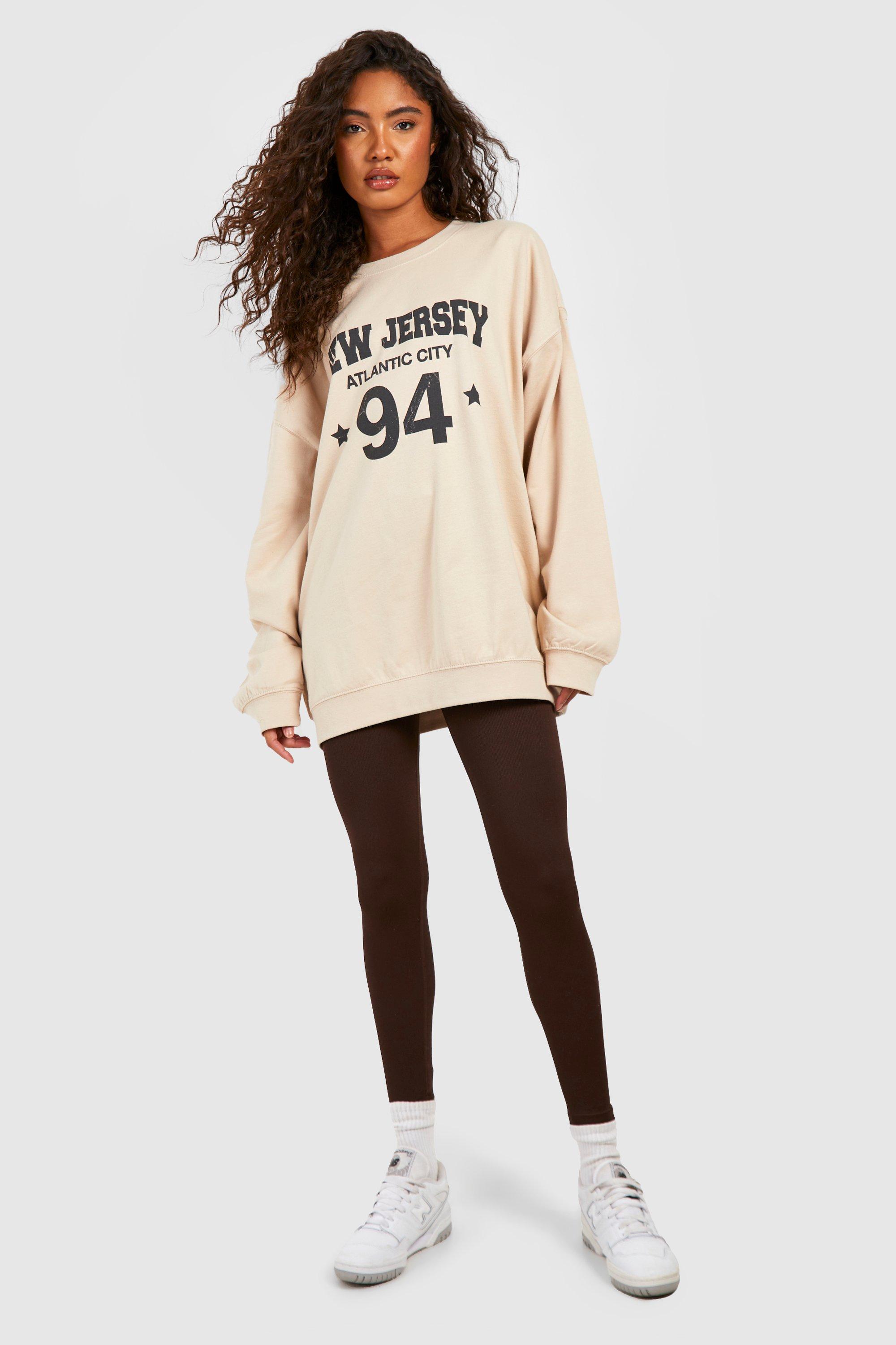 Jersey sweatshirt outlet womens