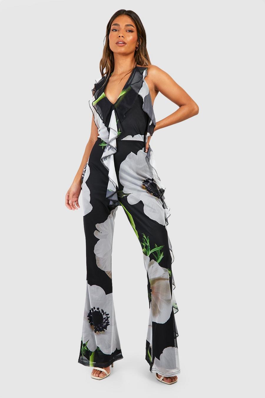 YCZDG Women Short Jumpsuits Rompers Summer Casual Small Floral