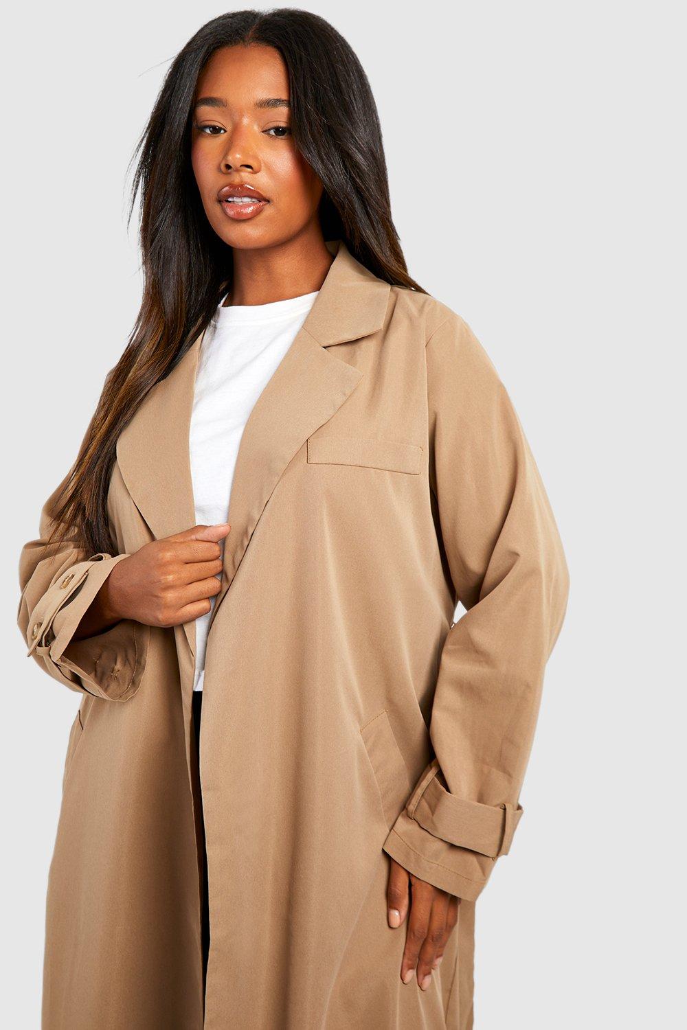 Tan tailored coat store womens