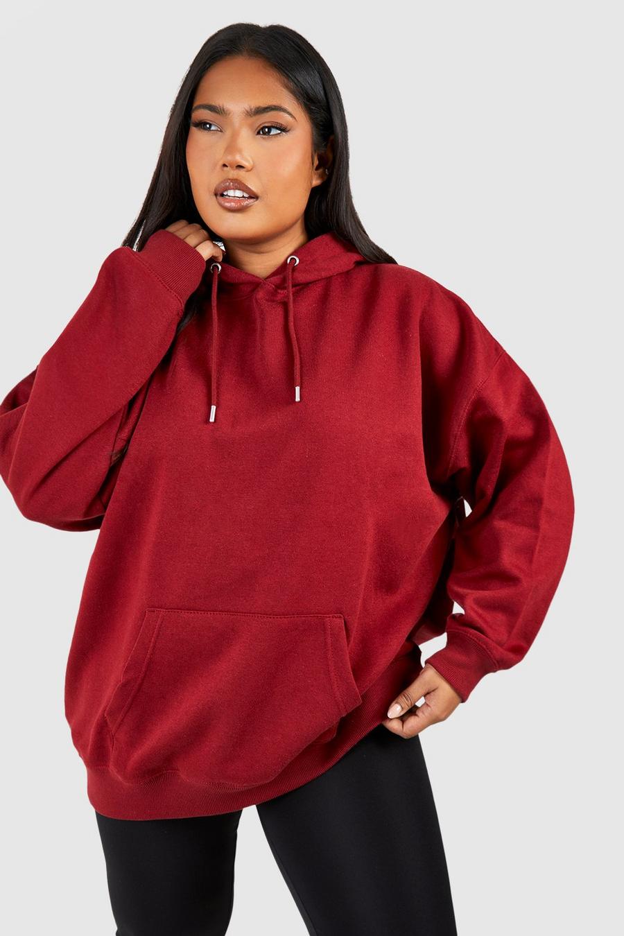 Berry Plus Oversized Hoodie image number 1
