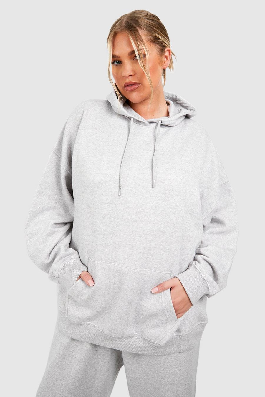 Grande taille - Sweat à capuche oversize, Grey image number 1