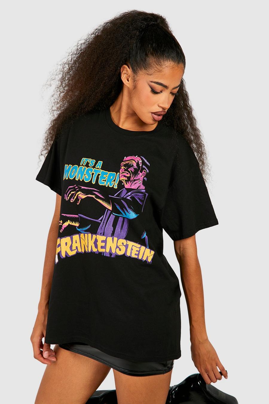 Black Frankenstein Licence T-shirt  
