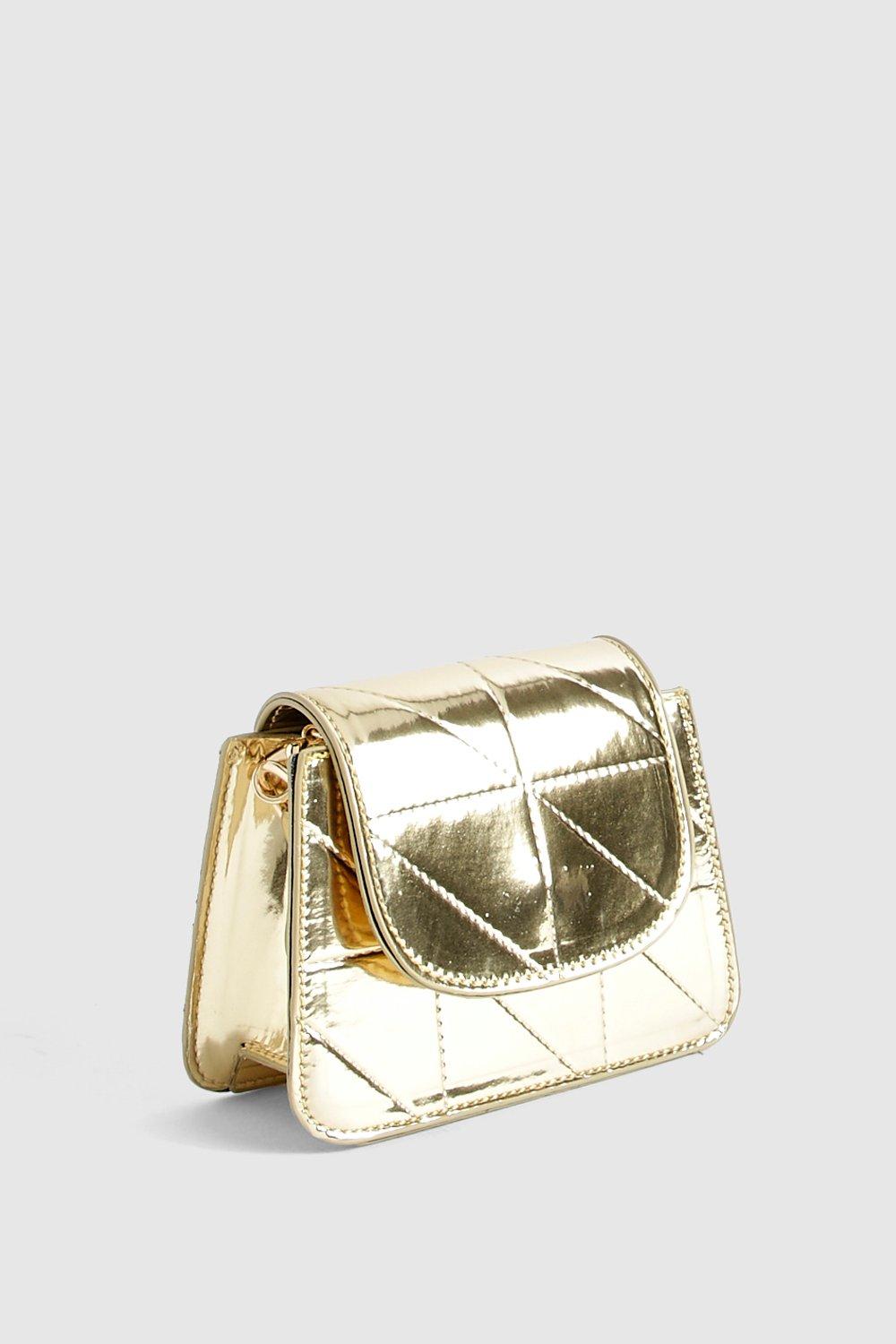 Metallic gold shop crossbody bag