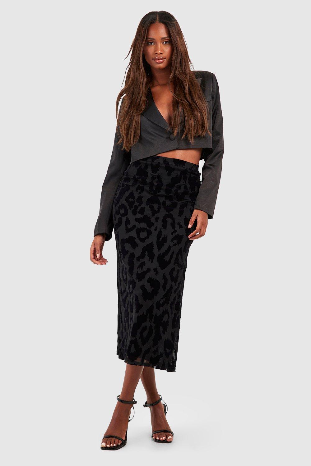 Mid length leopard outlet skirts horse