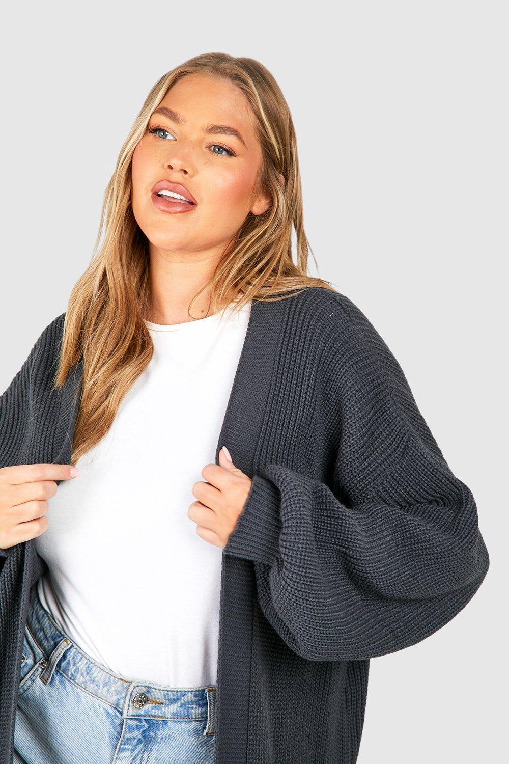 Boohoo grey outlet cardigan