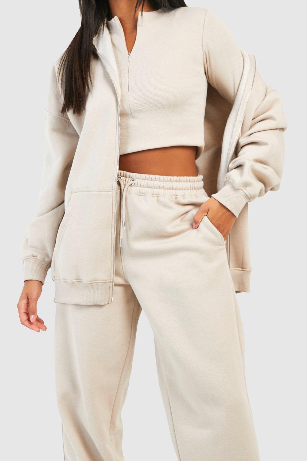 Ensemble jogging cotelé discount femme