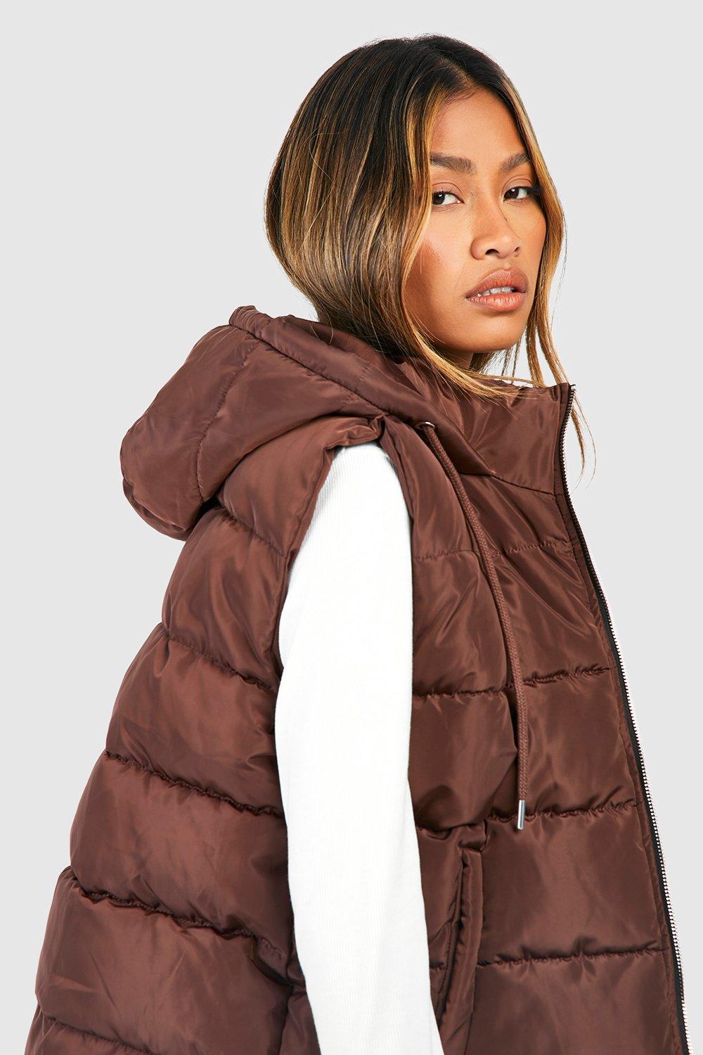 Veste sans manches capuche boohoo