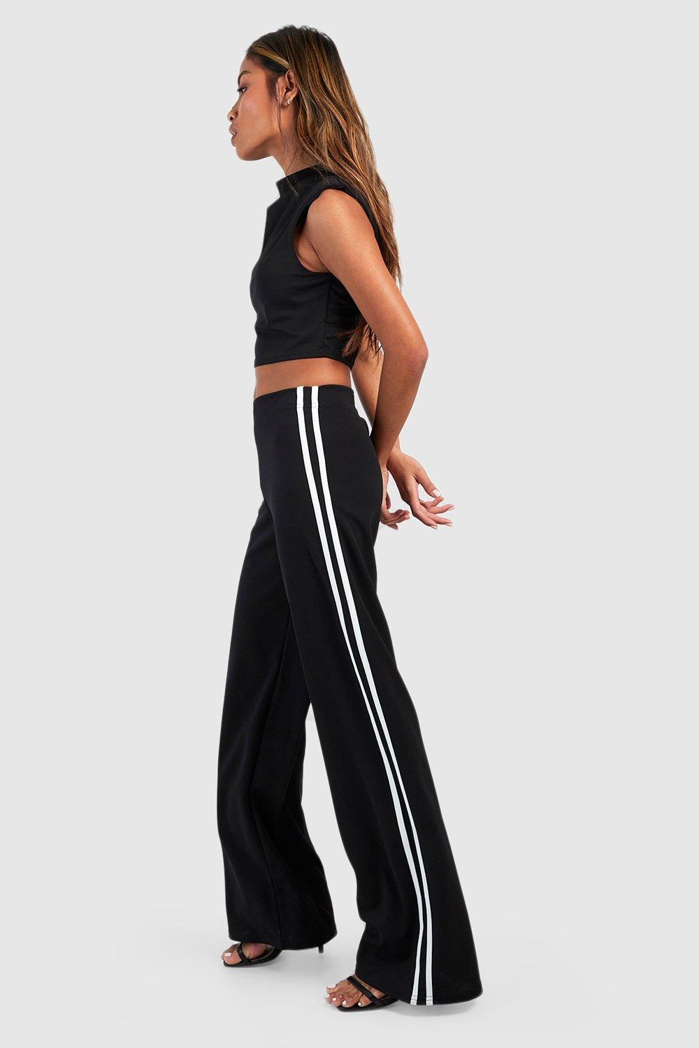 【BAON】Modulo Patch Banding Wide Pants Mel Bandana Wide Leg Pants