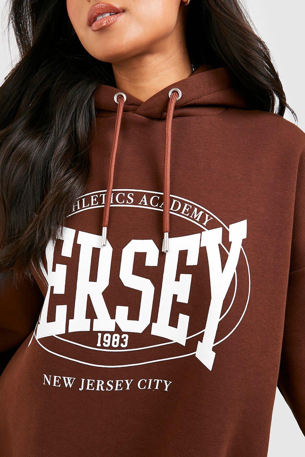 Jersey material hot sale hoodie