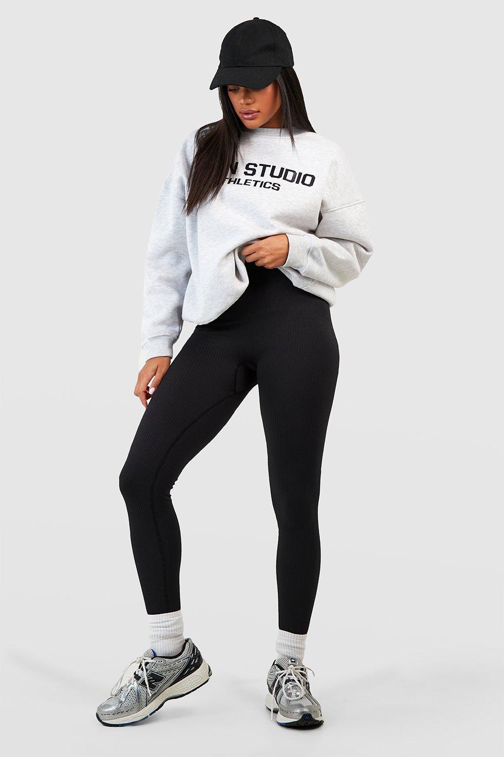 Legging côtelé sans coutures