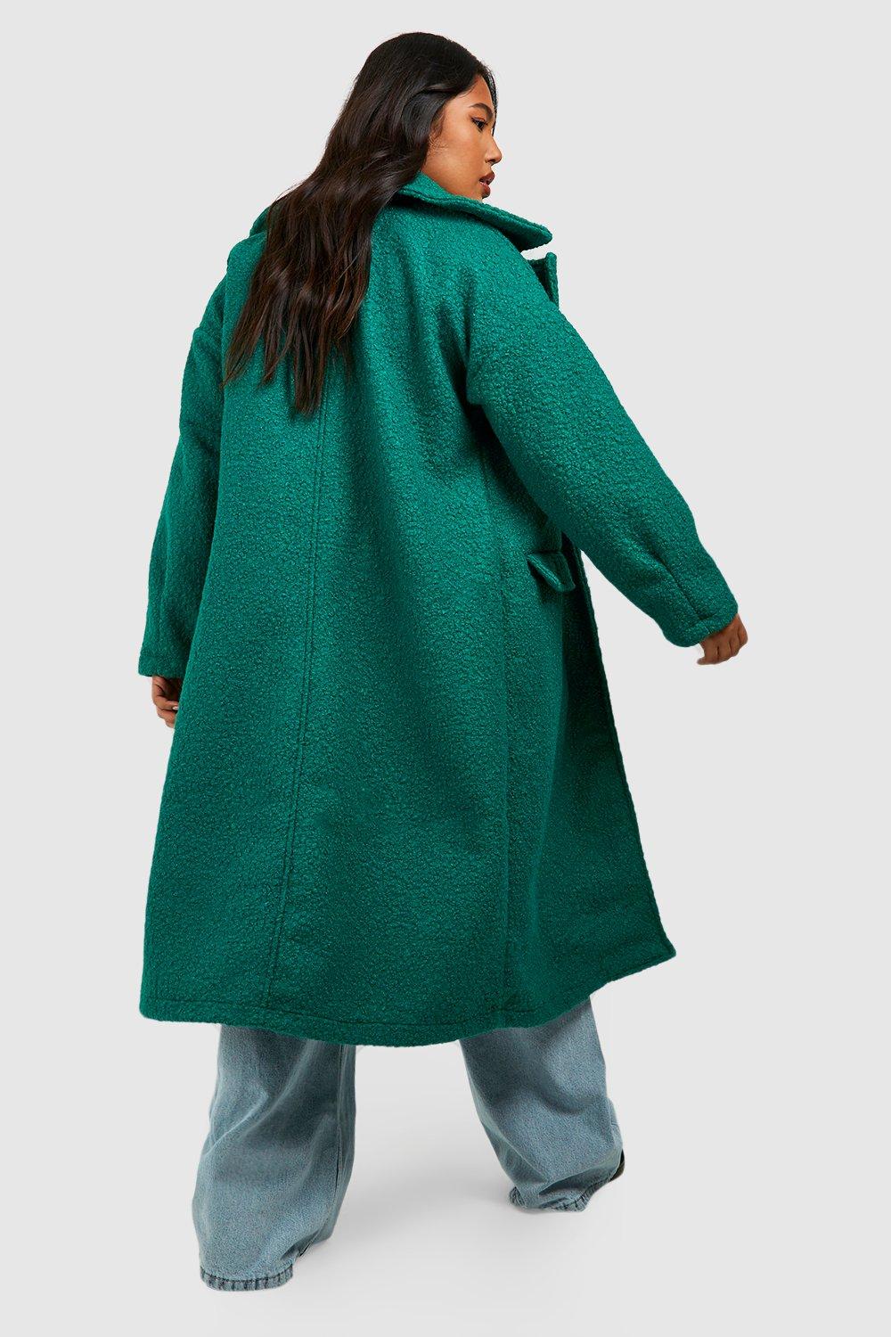 Green teddy coat clearance uk