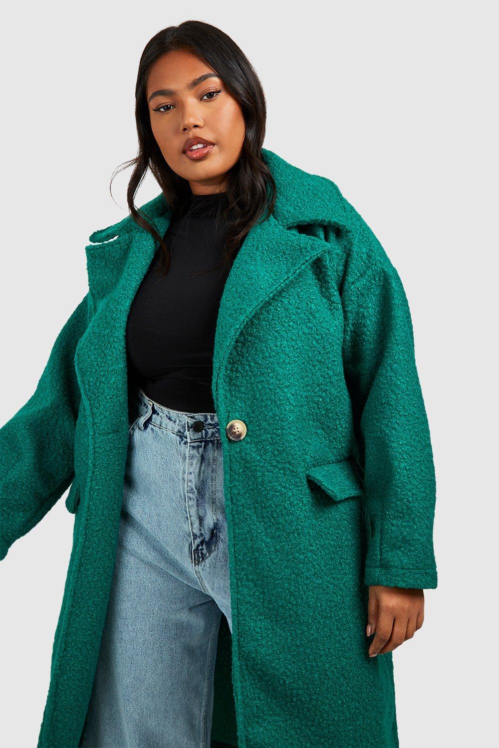 Green teddy coat uk sale