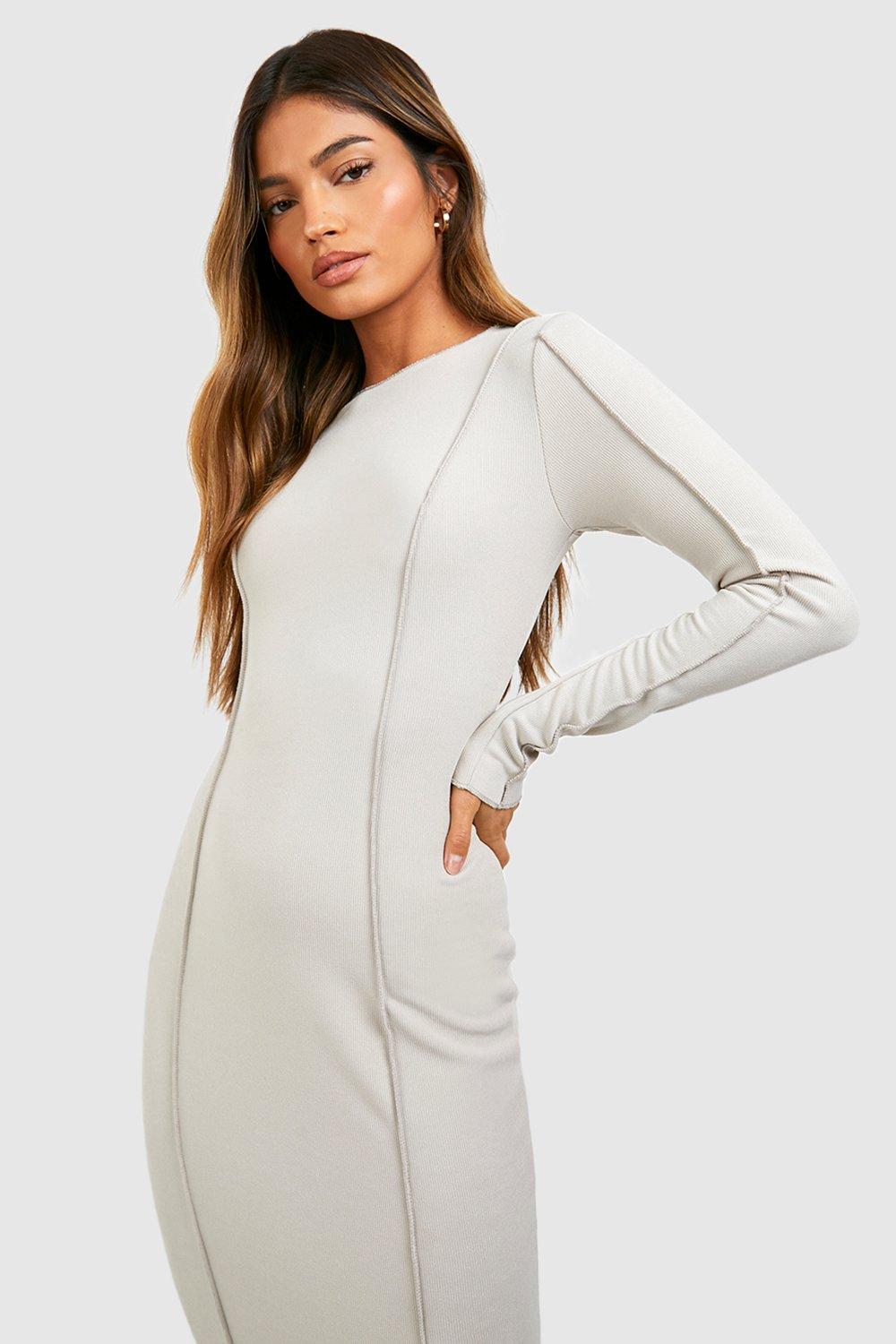 Midaxi clearance ribbed dress