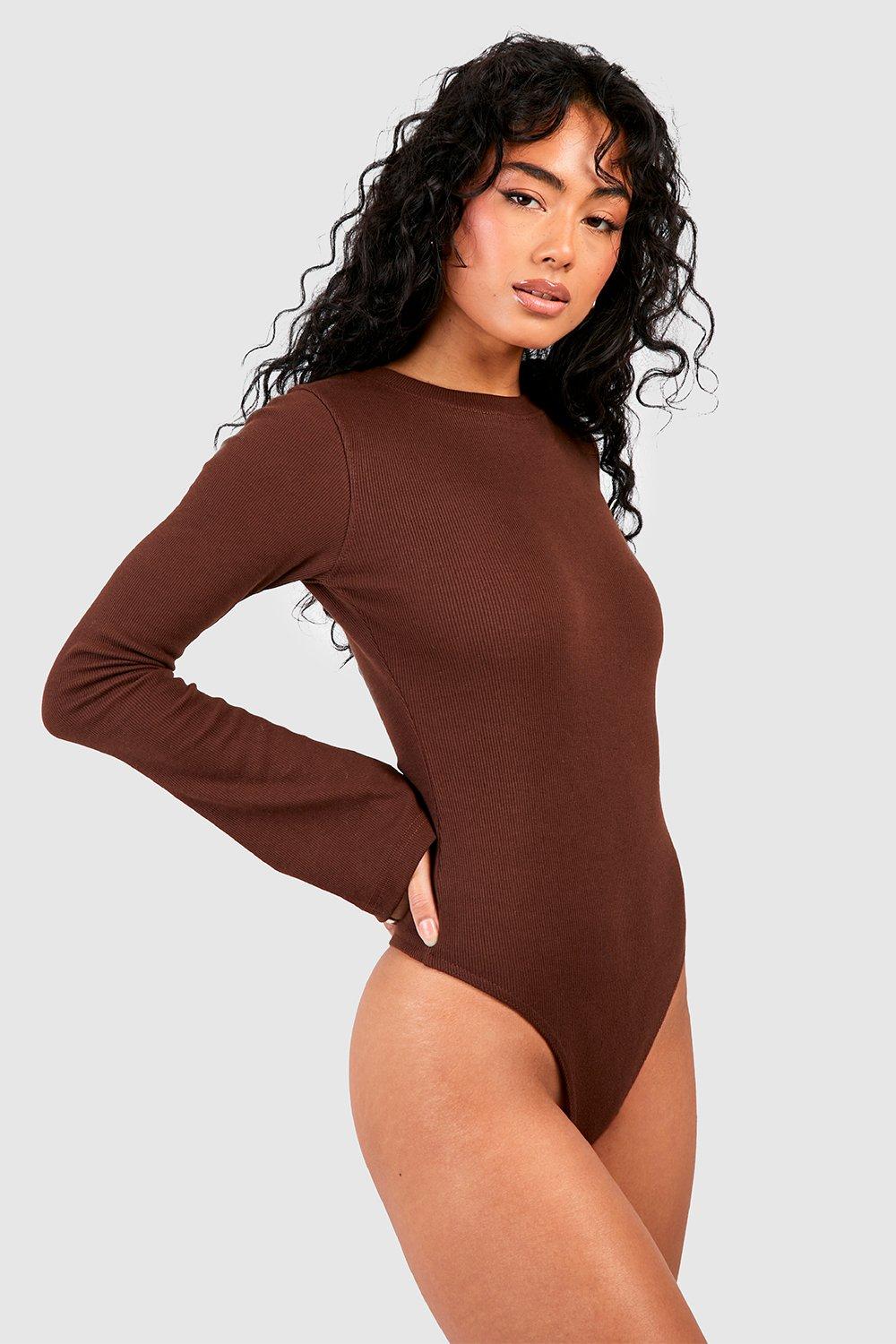 Basic Rib Flare Sleeve Bodysuit