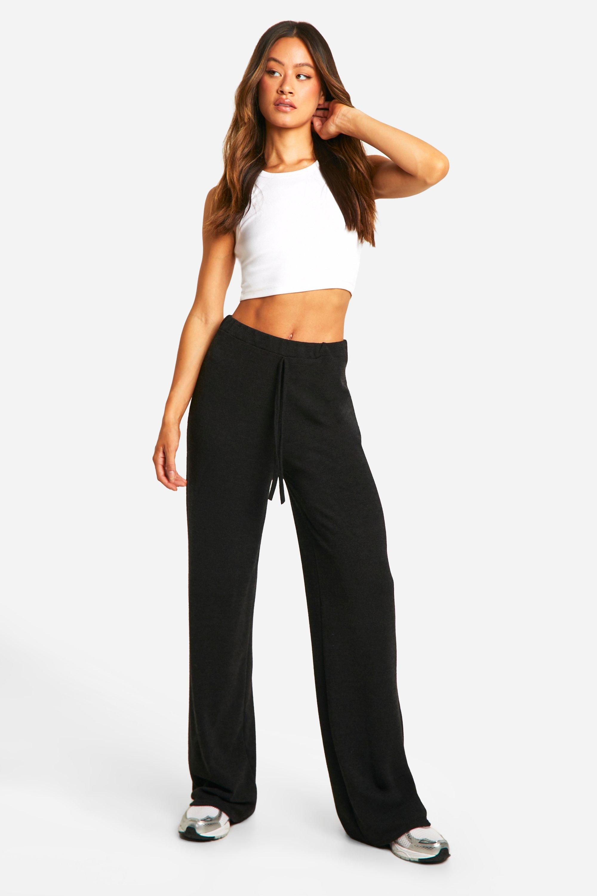 Tall Soft Knit Relaxed Pants | boohoo