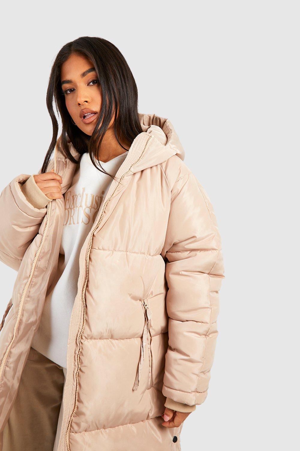 Petite down jacket with hood hot sale