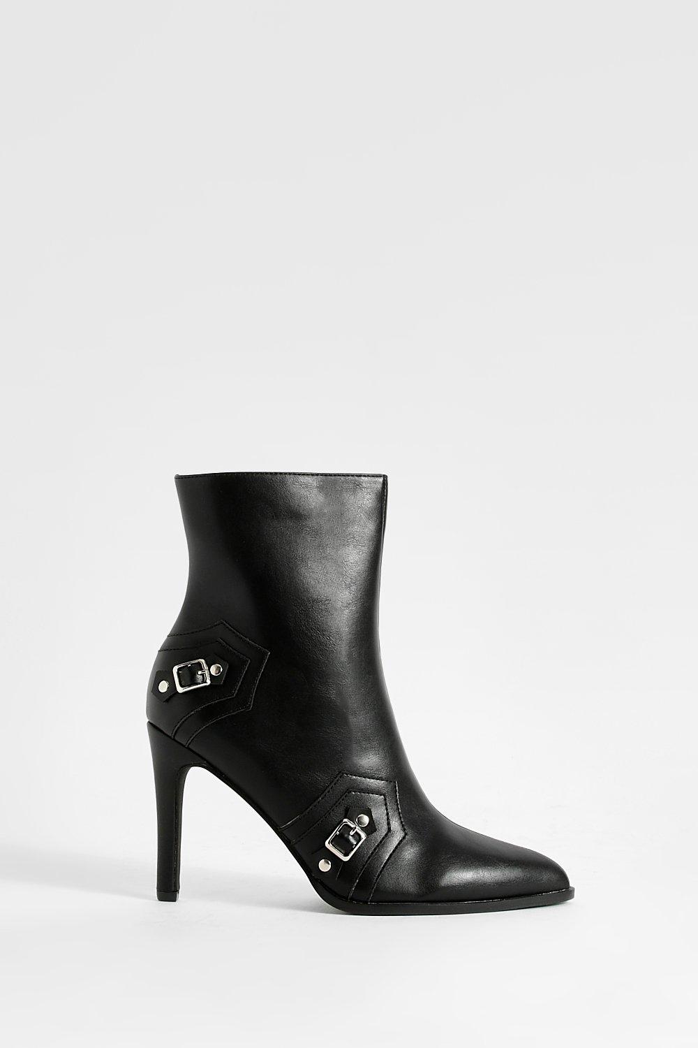 Stud detail 2025 ankle boots