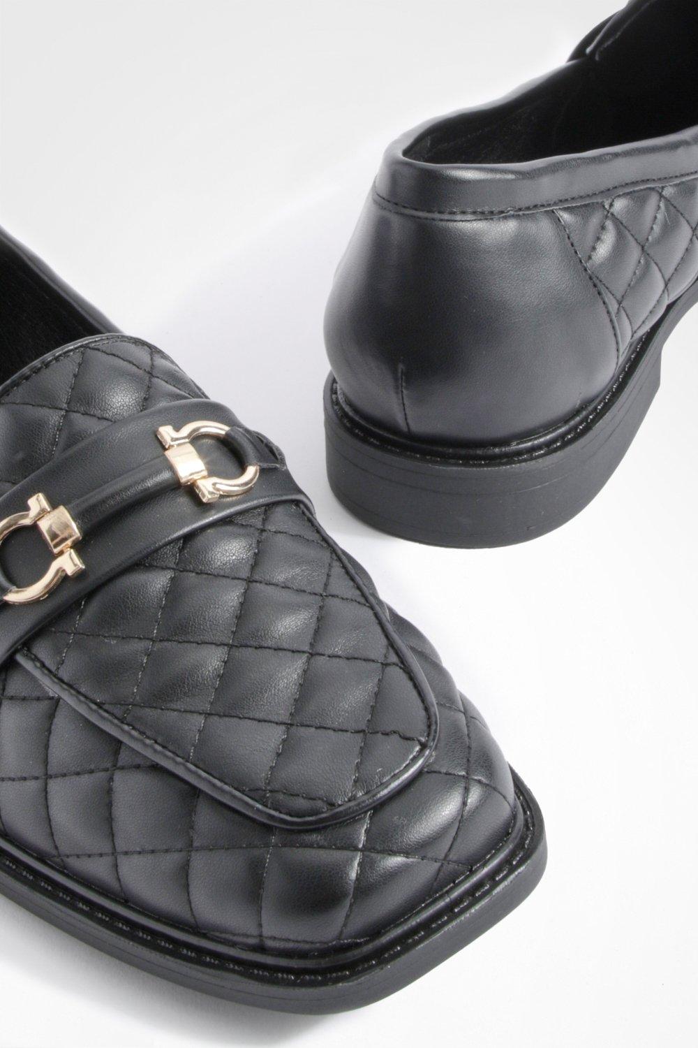 Quilted loafers store