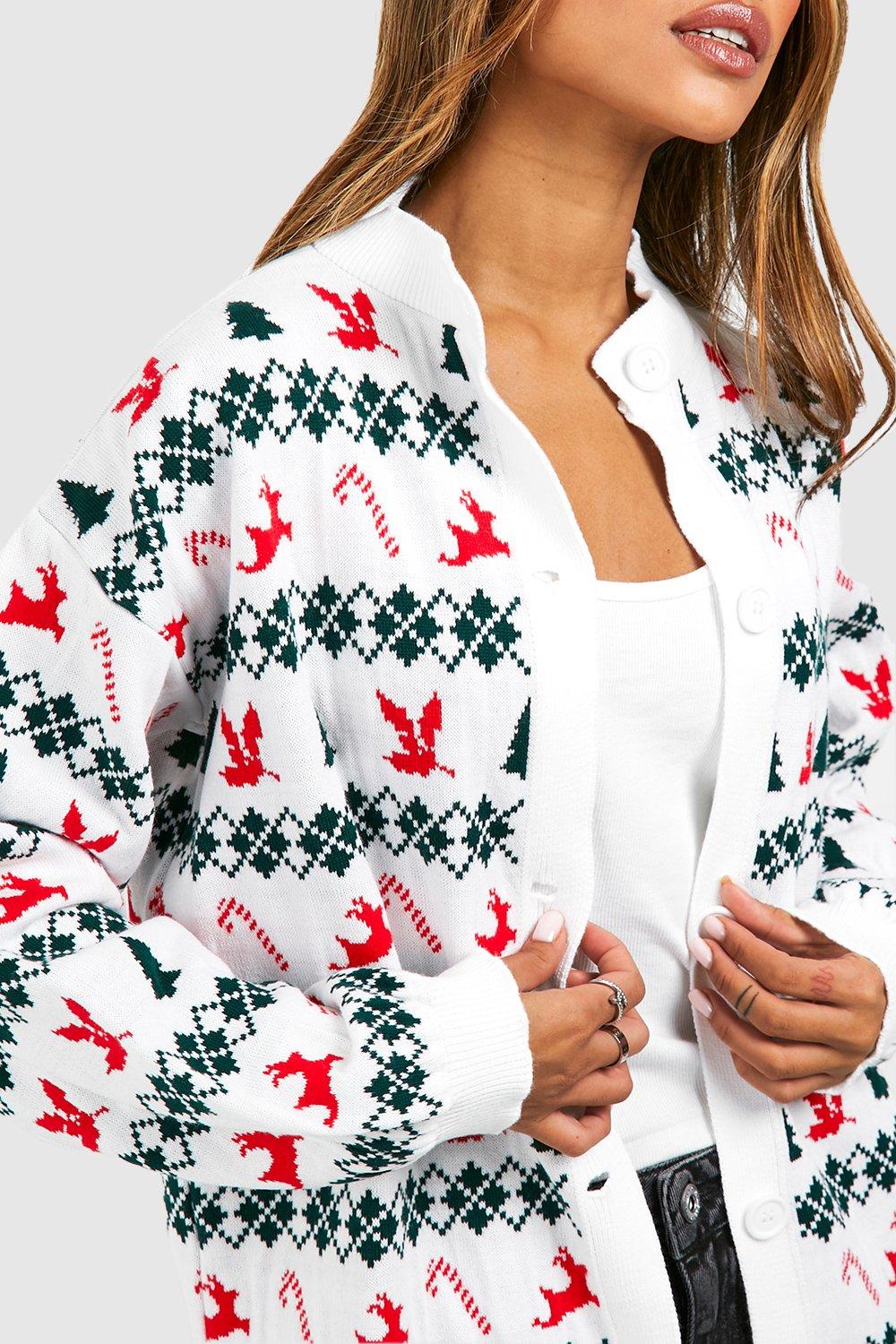 Christmas hotsell cardigan ladies