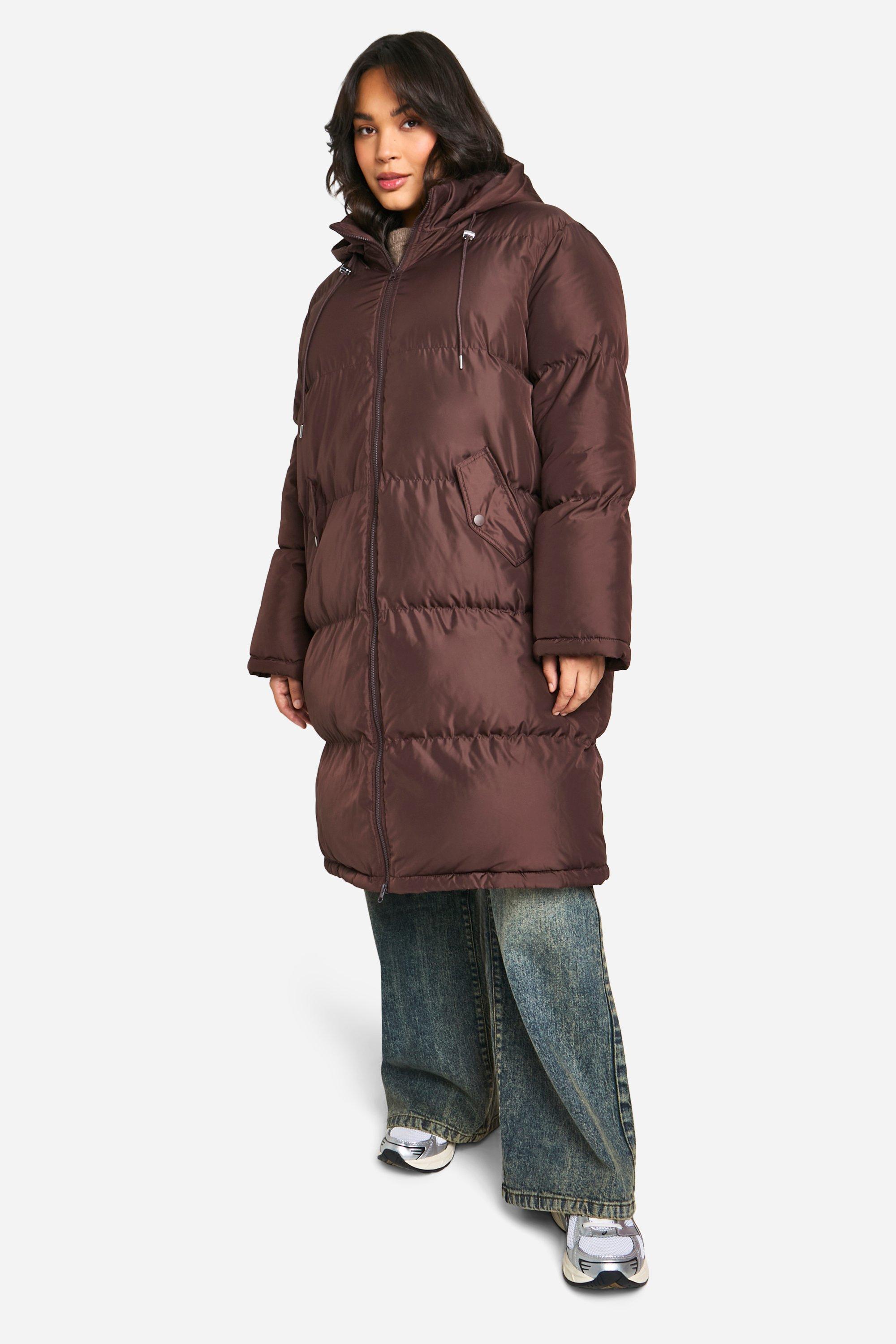 Grande taille Doudoune a capuche boohoo FR