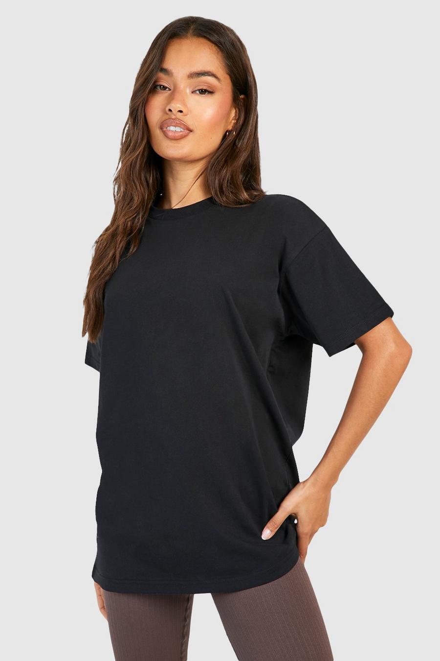 Pack de dos camisetas oversize, Black image number 1