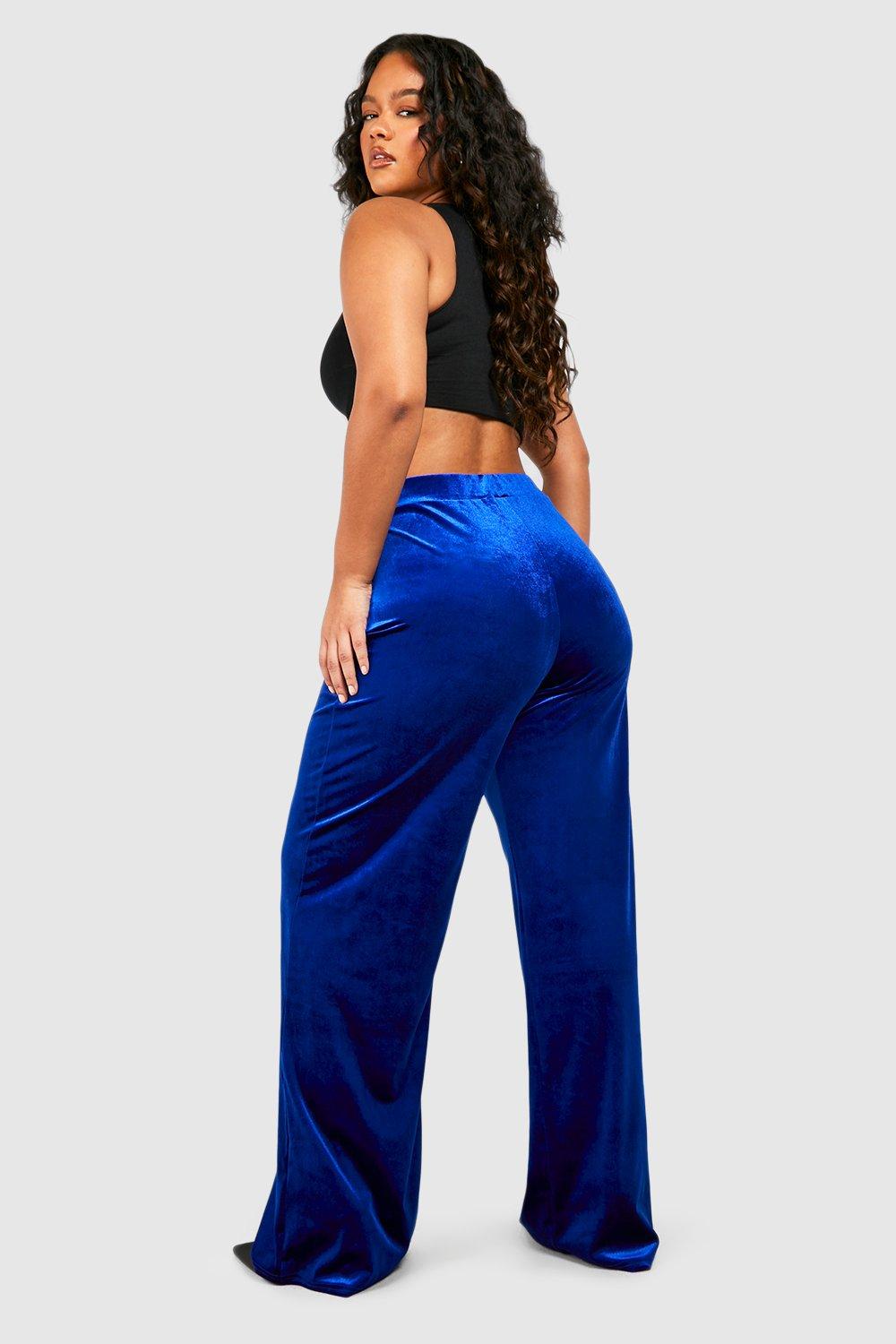 Pants for Women, Velvet Pants, Plus Size Clothing, Wide Leg Pants