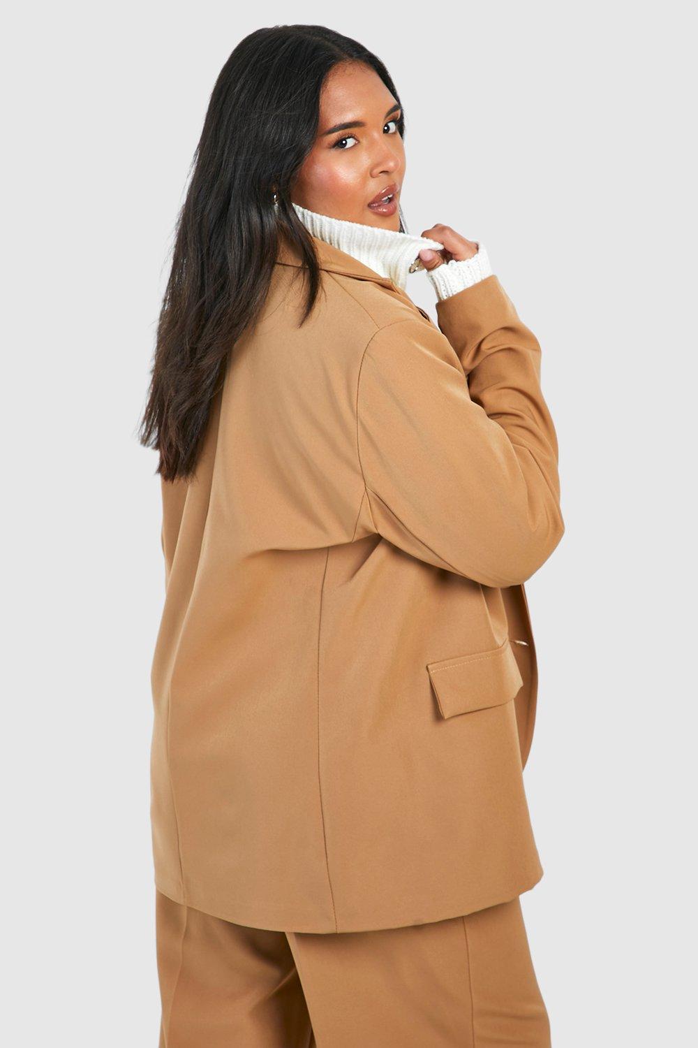 Grande taille Blazer droit ample boohoo