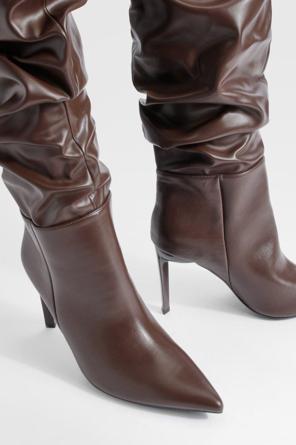 Pointed toe stiletto clearance boots