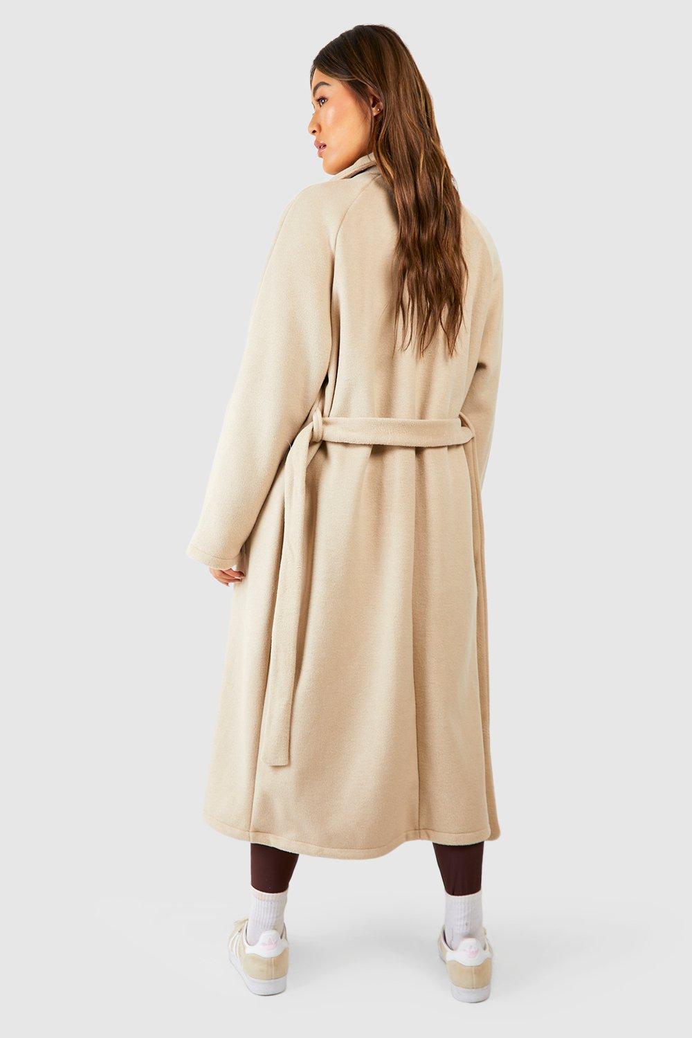 Womens raglan sleeve outlet wool coat