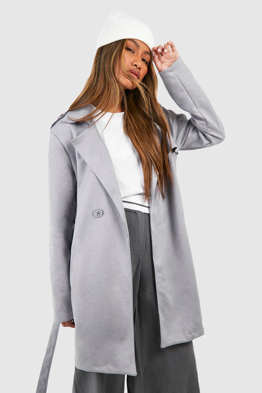 Boohoo 2024 grey coat