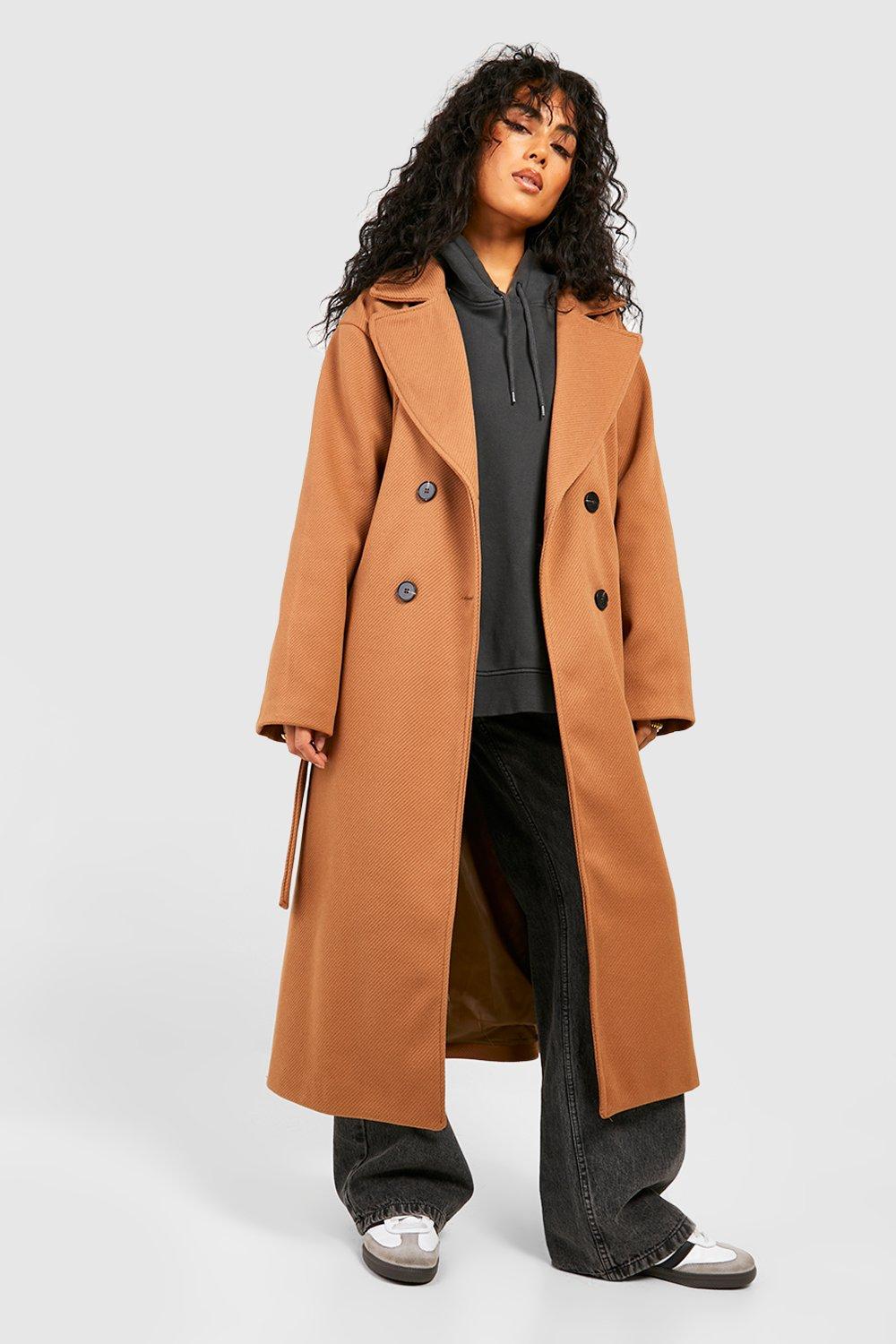 Maxi camel hotsell wool coat