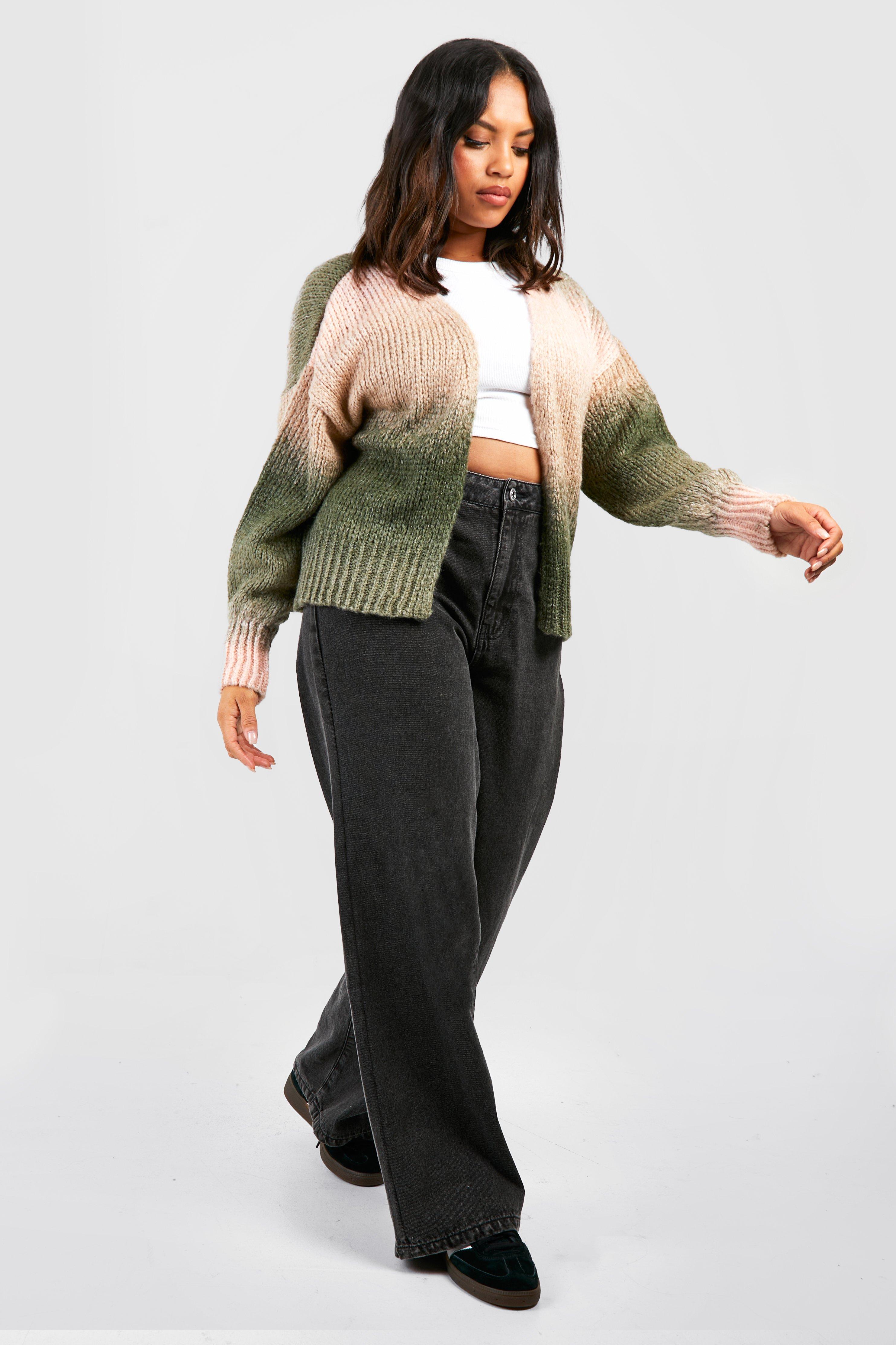 Boohoo chunky knit on sale cardigan