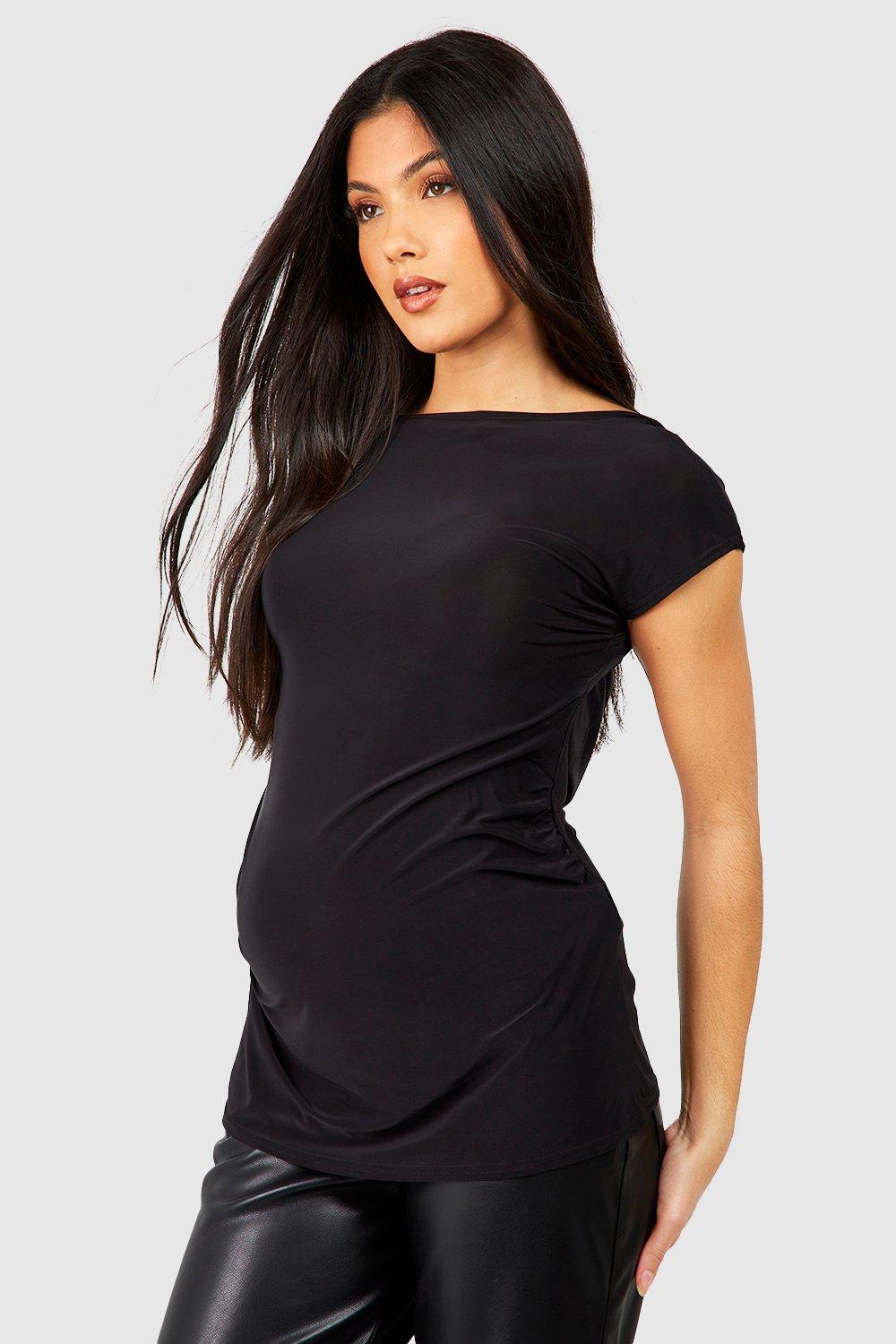 Maternity hotsell tops boohoo