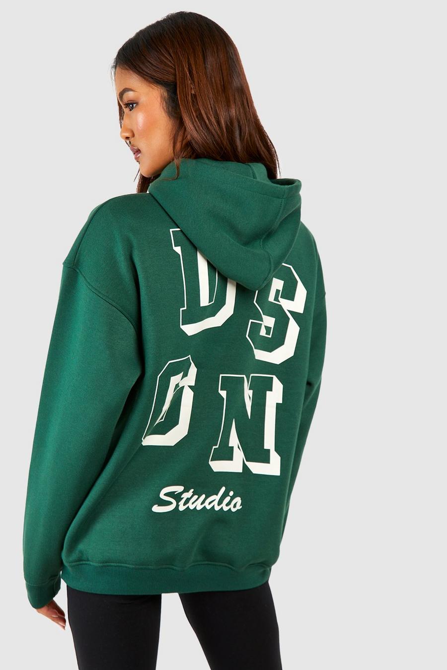 Forest Tall Dsgn Studio Slogan Printed Hoodie image number 1