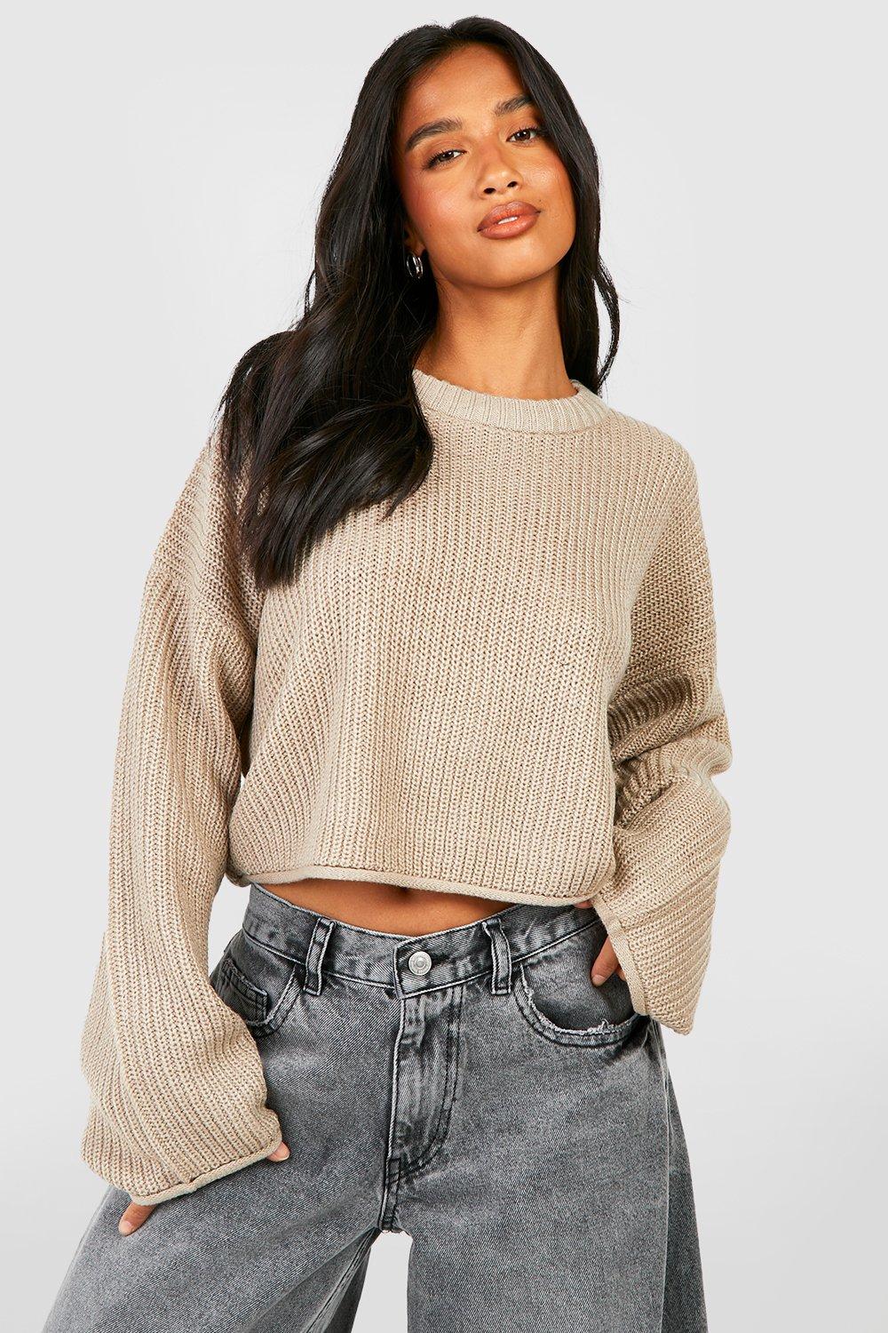 Cropped 2025 fisherman sweater