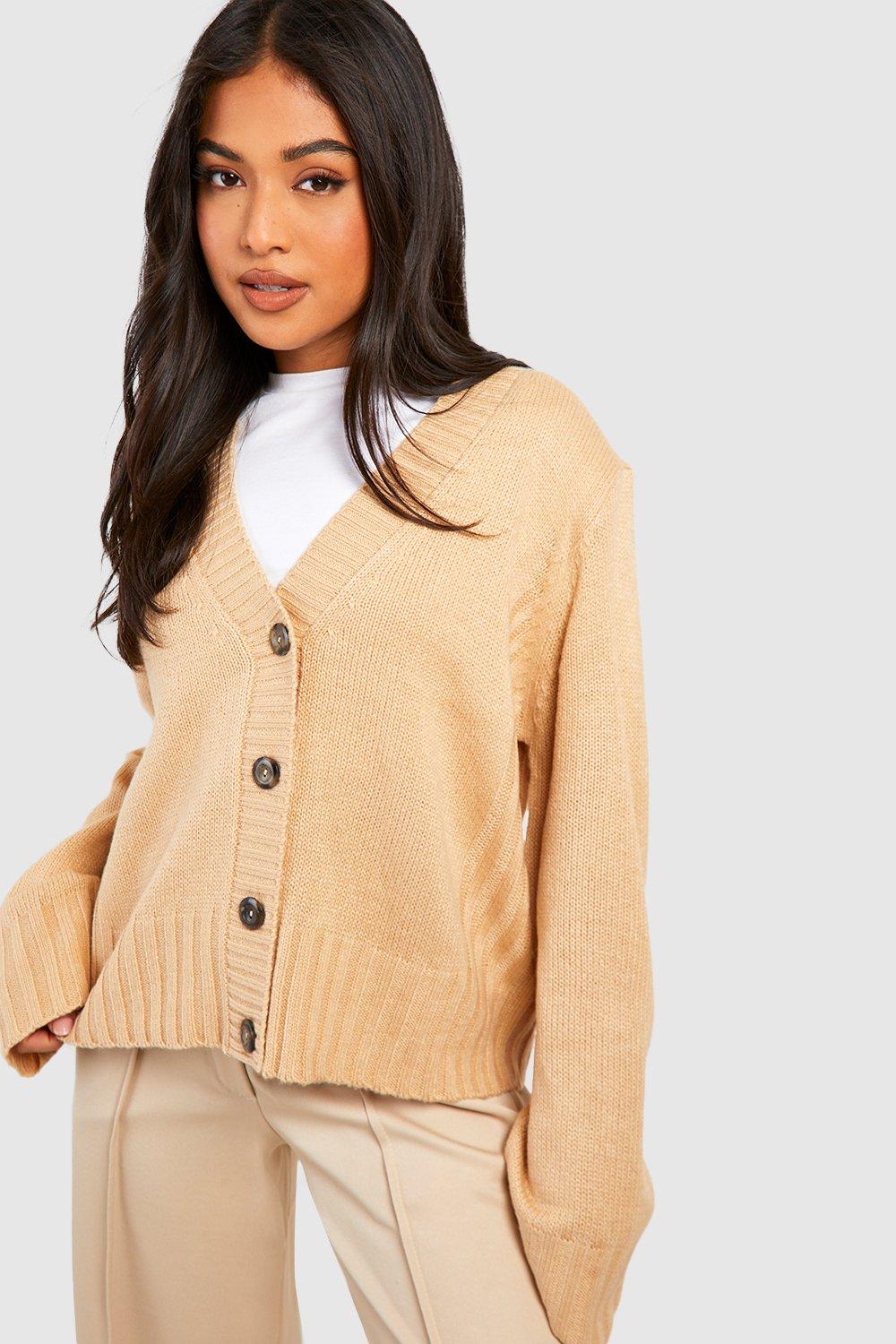 Petite Wide Sleeve Cardigan