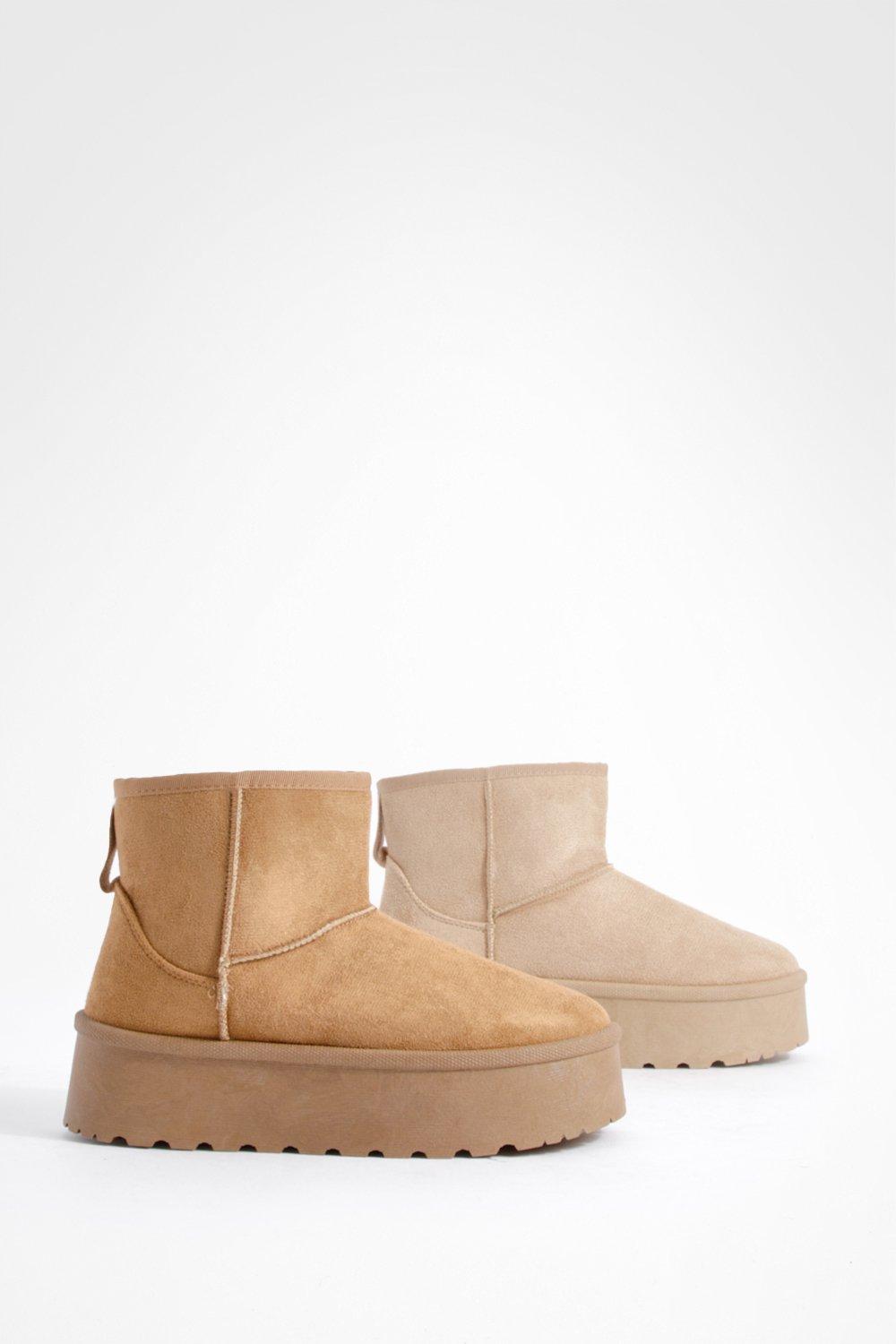 Mini Platform Cozy Boots