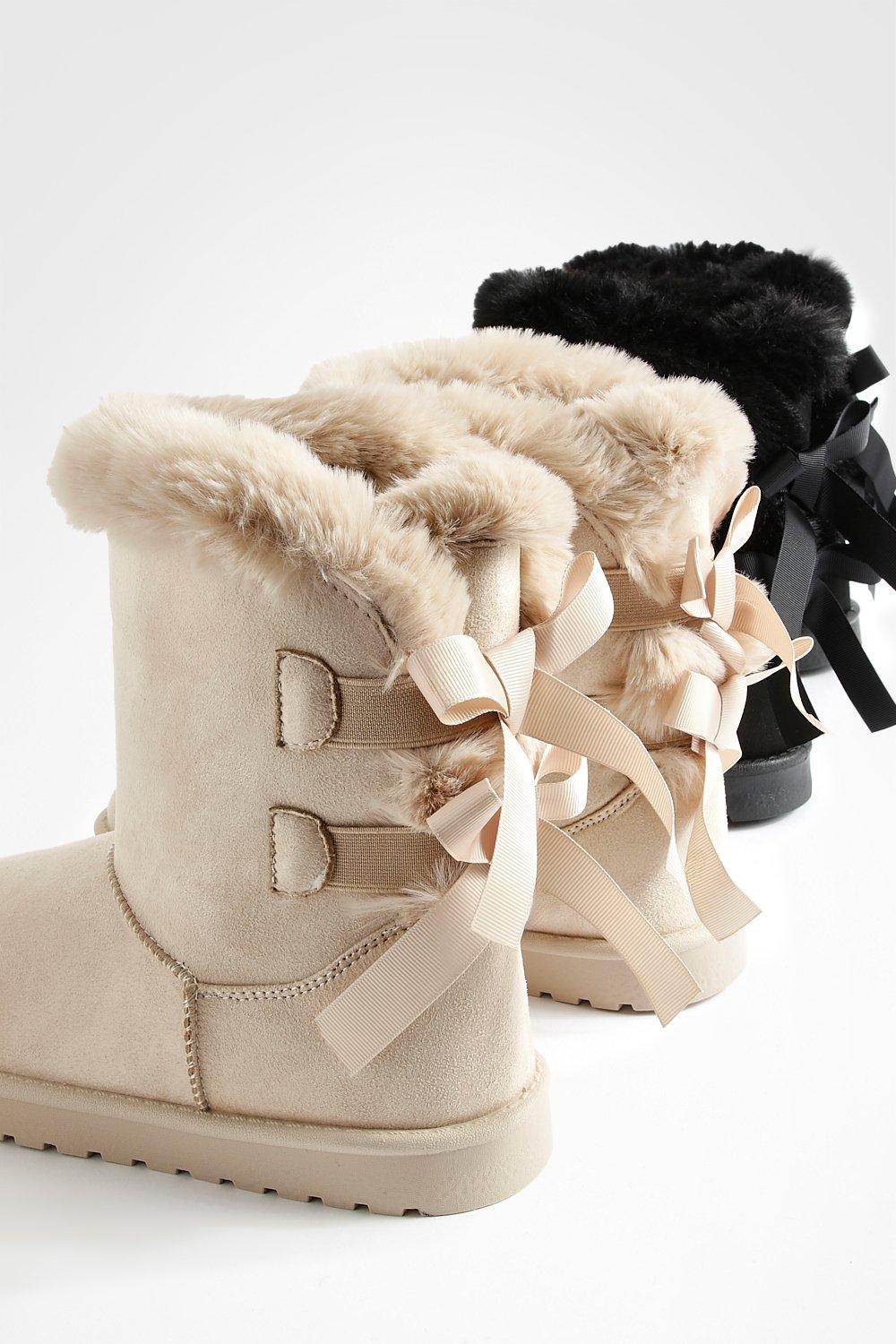 Bailey bow sale short ruffle boot