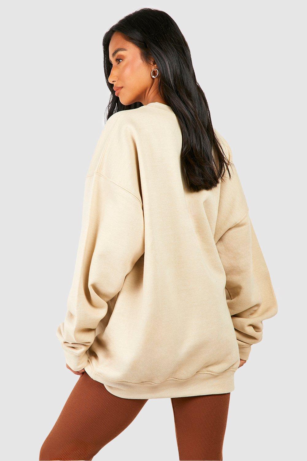 Women's petite embroidered sweatshirts sales